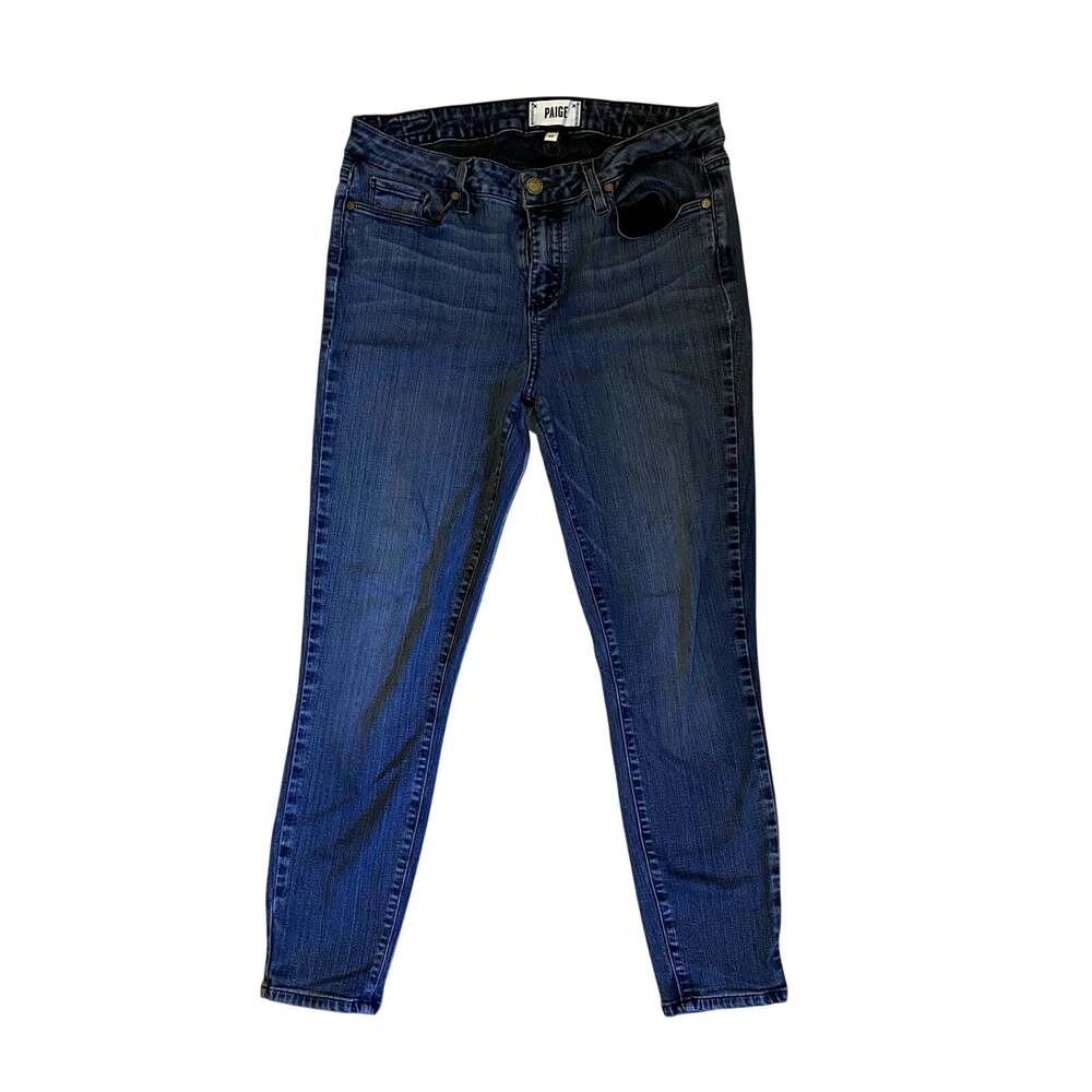 Paige Verdugo Crop Women's Jeans Size 30 Blue Denim